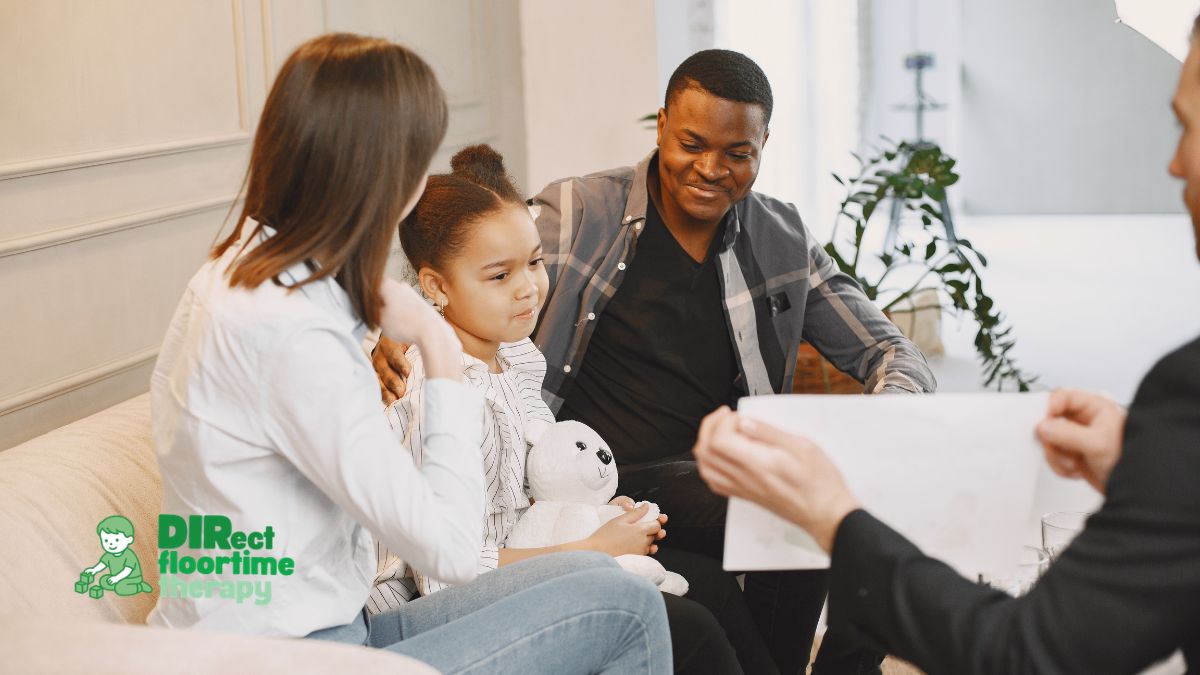 Family attending autism evaluation and developmental consultation in New Jersey, focused on early intervention support and DIRFloortime therapy for children with autism spectrum disorder Select 76 more words to run Humanizer.